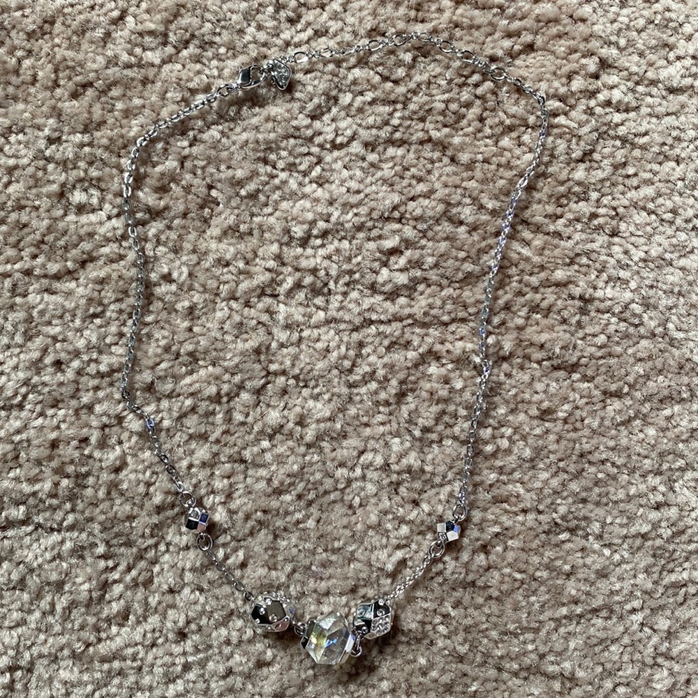 Swarovski Aurora borealis necklace. 17 inches